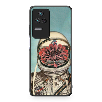 Xiaomi Poco F4 / Redmi K40S Nasa Bloom θήκη από τη Smartfits με σχέδιο στο πίσω μέρος και μαύρο περίβλημα | Smartphone case with colorful back and black bezels by Smartfits