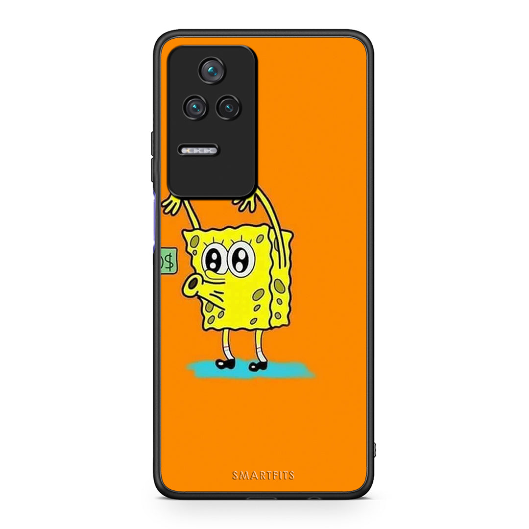 Xiaomi Poco F4 / Redmi K40S No Money 2 Θήκη Αγίου Βαλεντίνου από τη Smartfits με σχέδιο στο πίσω μέρος και μαύρο περίβλημα | Smartphone case with colorful back and black bezels by Smartfits