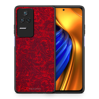 Θήκη Xiaomi Poco F4 / Redmi K40S Paisley Cashmere από τη Smartfits με σχέδιο στο πίσω μέρος και μαύρο περίβλημα | Xiaomi Poco F4 / Redmi K40S Paisley Cashmere case with colorful back and black bezels