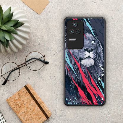 PopArt Lion Designer - Xiaomi Poco F4 / Redmi K40S θήκη