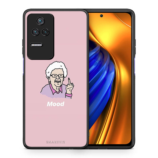 Θήκη Xiaomi Poco F4 / Redmi K40S Mood PopArt από τη Smartfits με σχέδιο στο πίσω μέρος και μαύρο περίβλημα | Xiaomi Poco F4 / Redmi K40S Mood PopArt case with colorful back and black bezels