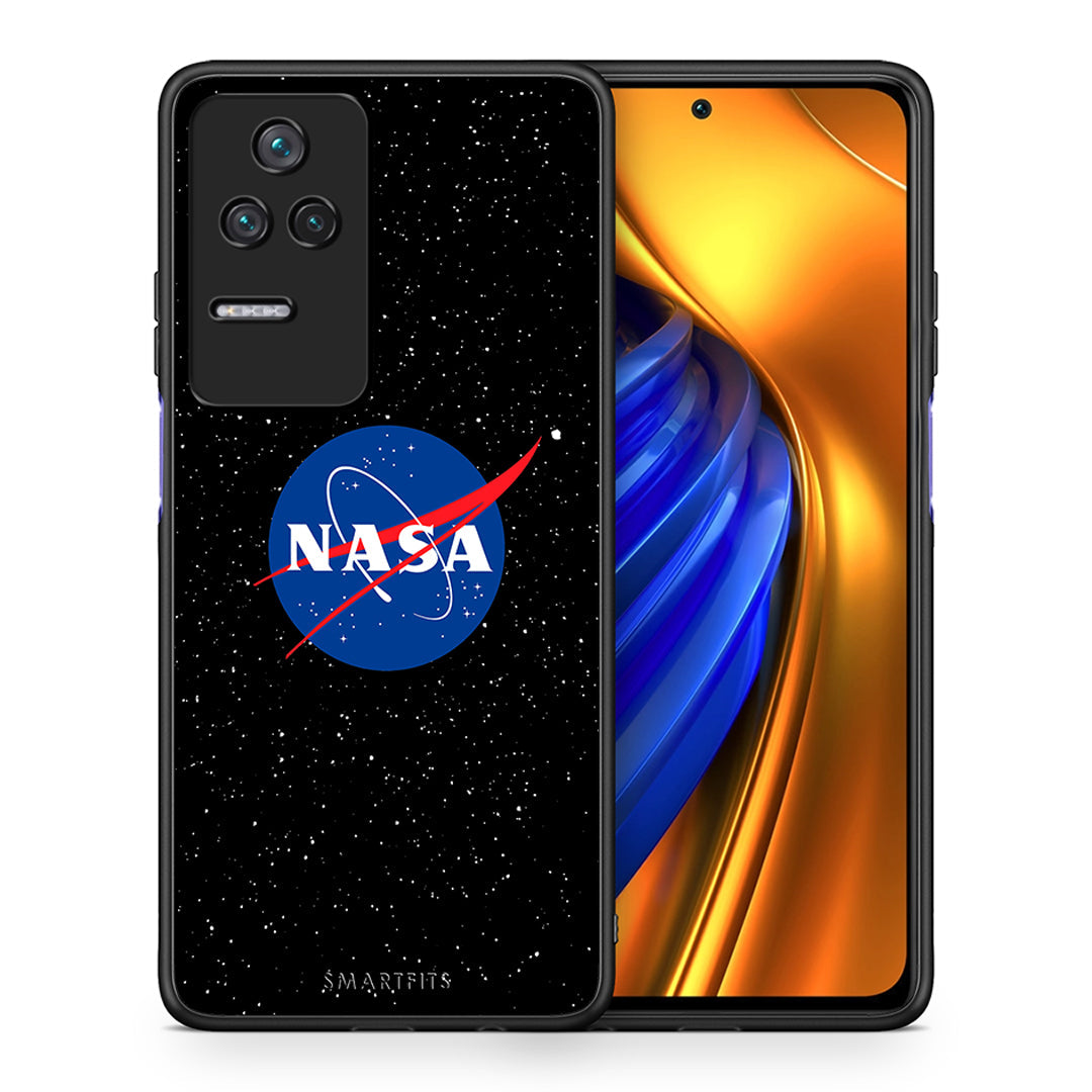Θήκη Xiaomi Poco F4 / Redmi K40S NASA PopArt από τη Smartfits με σχέδιο στο πίσω μέρος και μαύρο περίβλημα | Xiaomi Poco F4 / Redmi K40S NASA PopArt case with colorful back and black bezels