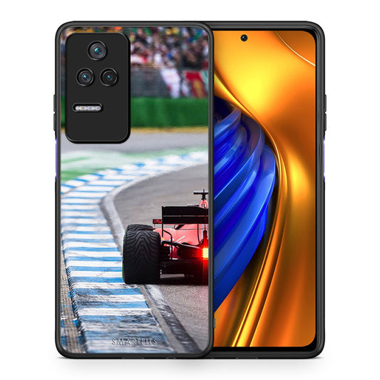 Θήκη Xiaomi Poco F4 / Redmi K40S Racing Vibes από τη Smartfits με σχέδιο στο πίσω μέρος και μαύρο περίβλημα | Xiaomi Poco F4 / Redmi K40S Racing Vibes case with colorful back and black bezels