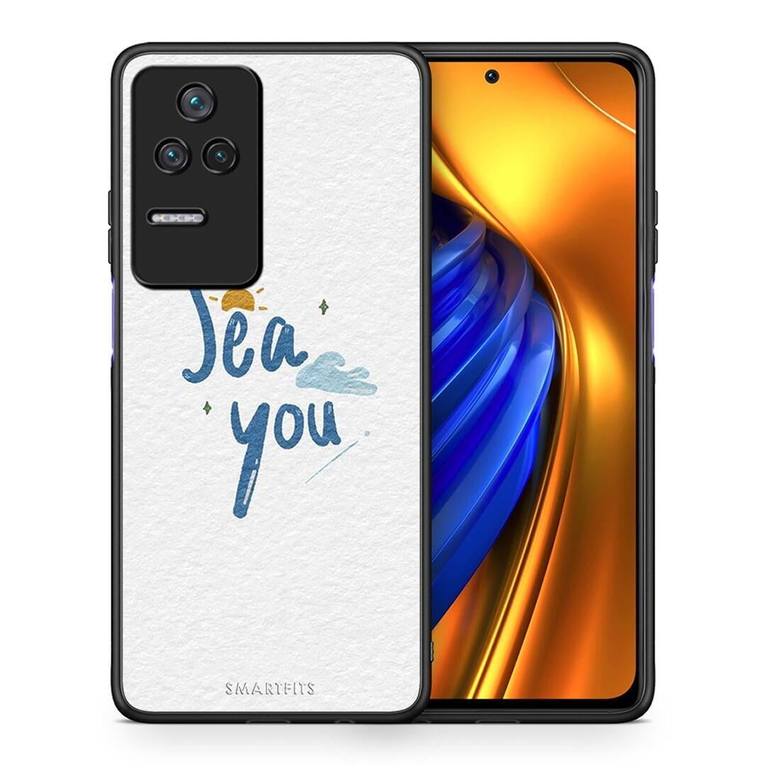 Θήκη Xiaomi Poco F4 / Redmi K40S Sea You από τη Smartfits με σχέδιο στο πίσω μέρος και μαύρο περίβλημα | Xiaomi Poco F4 / Redmi K40S Sea You case with colorful back and black bezels