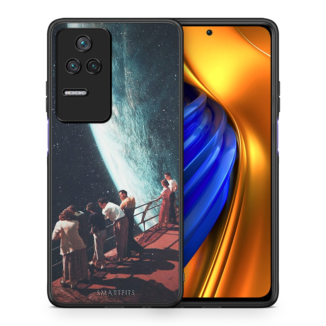 Θήκη Xiaomi Poco F4 / Redmi K40S Surreal View από τη Smartfits με σχέδιο στο πίσω μέρος και μαύρο περίβλημα | Xiaomi Poco F4 / Redmi K40S Surreal View case with colorful back and black bezels