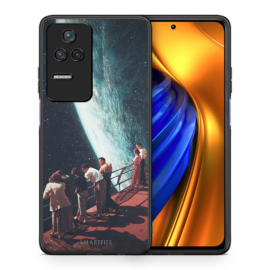 Θήκη Xiaomi Poco F4 / Redmi K40S Surreal View από τη Smartfits με σχέδιο στο πίσω μέρος και μαύρο περίβλημα | Xiaomi Poco F4 / Redmi K40S Surreal View case with colorful back and black bezels