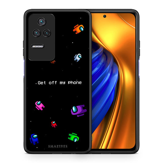Θήκη Xiaomi Poco F4 / Redmi K40S AFK Text από τη Smartfits με σχέδιο στο πίσω μέρος και μαύρο περίβλημα | Xiaomi Poco F4 / Redmi K40S AFK Text case with colorful back and black bezels