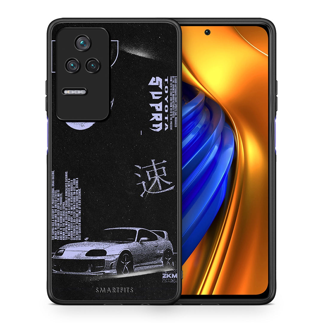 Θήκη Αγίου Βαλεντίνου Xiaomi Poco F4 / Redmi K40S Tokyo Drift από τη Smartfits με σχέδιο στο πίσω μέρος και μαύρο περίβλημα | Xiaomi Poco F4 / Redmi K40S Tokyo Drift case with colorful back and black bezels