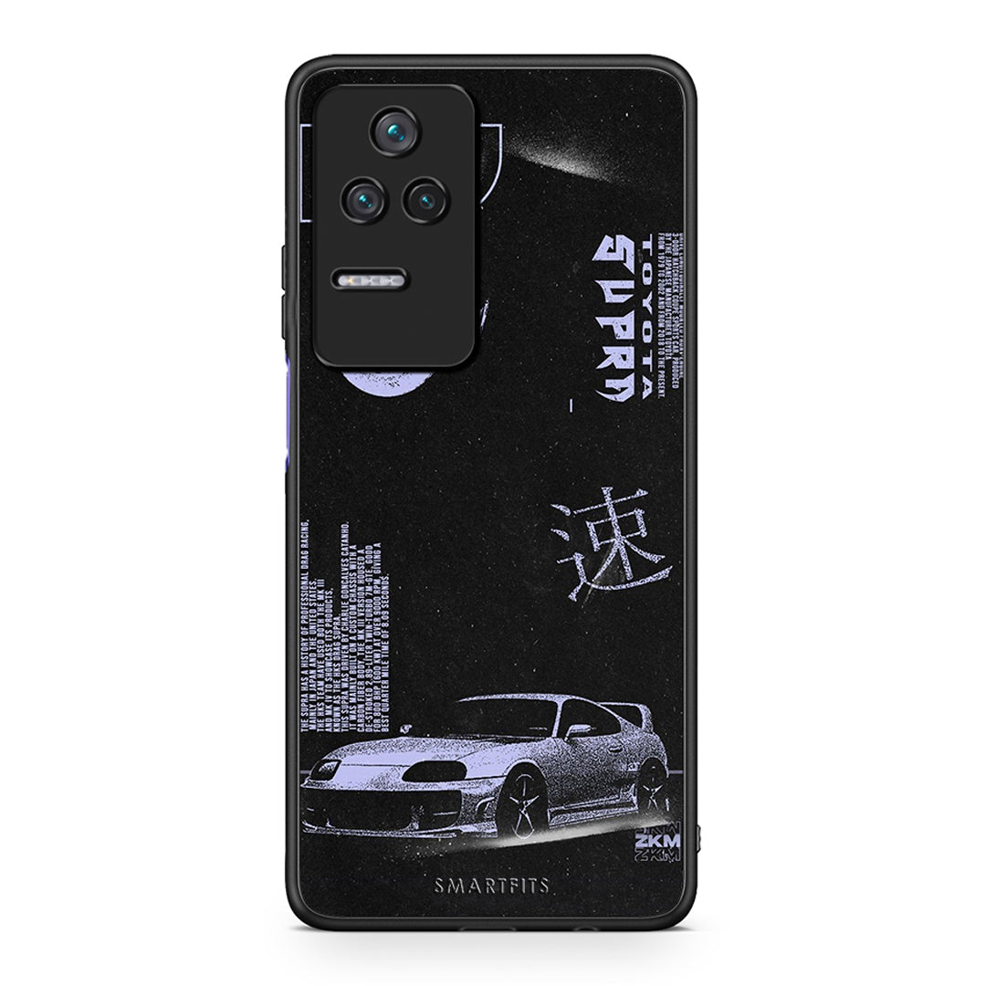 Xiaomi Poco F4 / Redmi K40S Tokyo Drift Θήκη Αγίου Βαλεντίνου από τη Smartfits με σχέδιο στο πίσω μέρος και μαύρο περίβλημα | Smartphone case with colorful back and black bezels by Smartfits