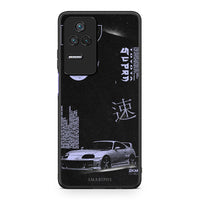 Thumbnail for Xiaomi Poco F4 / Redmi K40S Tokyo Drift Θήκη Αγίου Βαλεντίνου από τη Smartfits με σχέδιο στο πίσω μέρος και μαύρο περίβλημα | Smartphone case with colorful back and black bezels by Smartfits