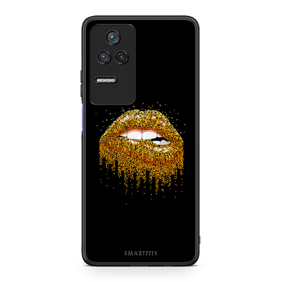 4 - Xiaomi Poco F4 / Redmi K40S Golden Valentine case, cover, bumper