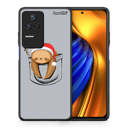Θήκη Xiaomi Poco F4 / Redmi K40S Xmas Zzzz από τη Smartfits με σχέδιο στο πίσω μέρος και μαύρο περίβλημα | Xiaomi Poco F4 / Redmi K40S Xmas Zzzz case with colorful back and black bezels