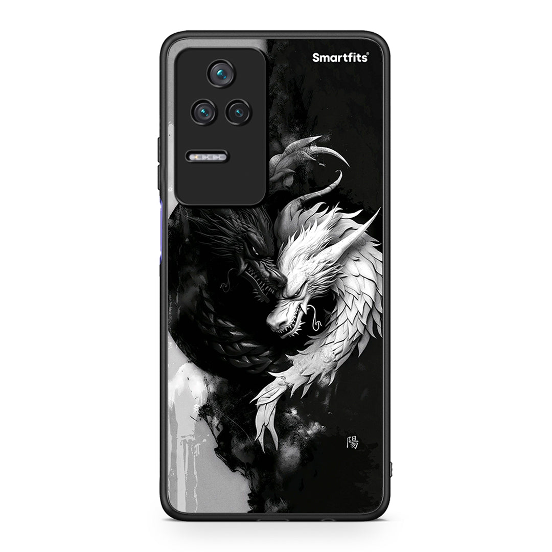 Xiaomi Poco F4 / Redmi K40S Yin Yang θήκη από τη Smartfits με σχέδιο στο πίσω μέρος και μαύρο περίβλημα | Smartphone case with colorful back and black bezels by Smartfits