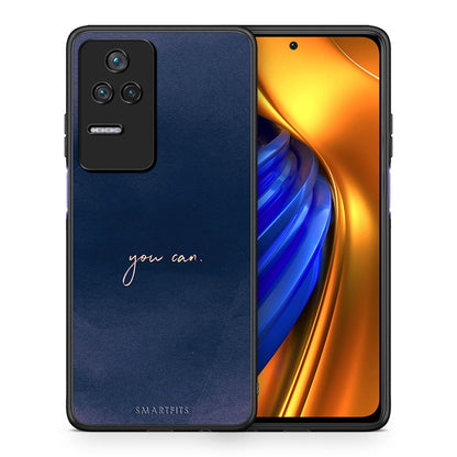 Θήκη Xiaomi Poco F4 / Redmi K40S You Can από τη Smartfits με σχέδιο στο πίσω μέρος και μαύρο περίβλημα | Xiaomi Poco F4 / Redmi K40S You Can case with colorful back and black bezels