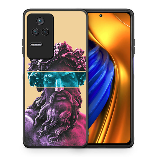 Θήκη Αγίου Βαλεντίνου Xiaomi Poco F4 / Redmi K40S Zeus Art από τη Smartfits με σχέδιο στο πίσω μέρος και μαύρο περίβλημα | Xiaomi Poco F4 / Redmi K40S Zeus Art case with colorful back and black bezels