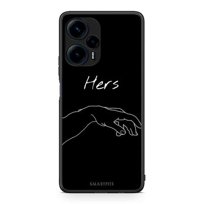 Θήκη Xiaomi Poco F5 5G Aesthetic Love 1 από τη Smartfits με σχέδιο στο πίσω μέρος και μαύρο περίβλημα | Xiaomi Poco F5 5G Aesthetic Love 1 Case with Colorful Back and Black Bezels