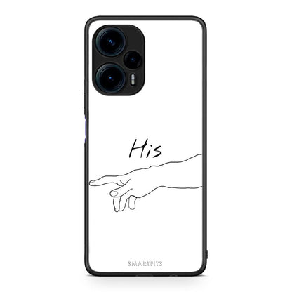 Θήκη Xiaomi Poco F5 5G Aesthetic Love 2 από τη Smartfits με σχέδιο στο πίσω μέρος και μαύρο περίβλημα | Xiaomi Poco F5 5G Aesthetic Love 2 Case with Colorful Back and Black Bezels