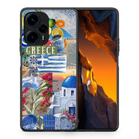 Thumbnail for Θήκη Xiaomi Poco F5 5G All Greek από τη Smartfits με σχέδιο στο πίσω μέρος και μαύρο περίβλημα | Xiaomi Poco F5 5G All Greek Case with Colorful Back and Black Bezels