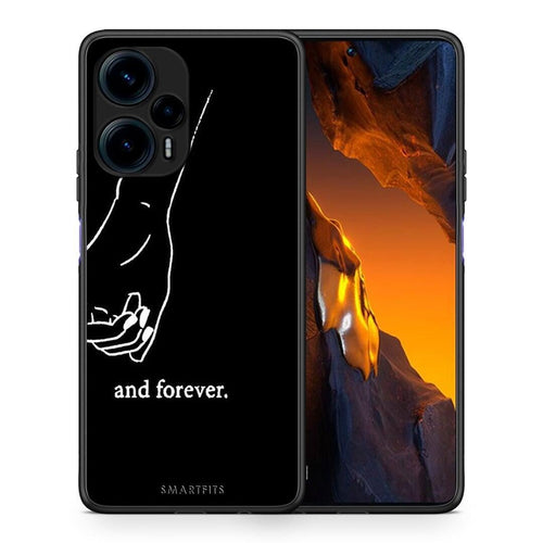 Θήκη Xiaomi Poco F5 5G Always & Forever 2 από τη Smartfits με σχέδιο στο πίσω μέρος και μαύρο περίβλημα | Xiaomi Poco F5 5G Always & Forever 2 Case with Colorful Back and Black Bezels