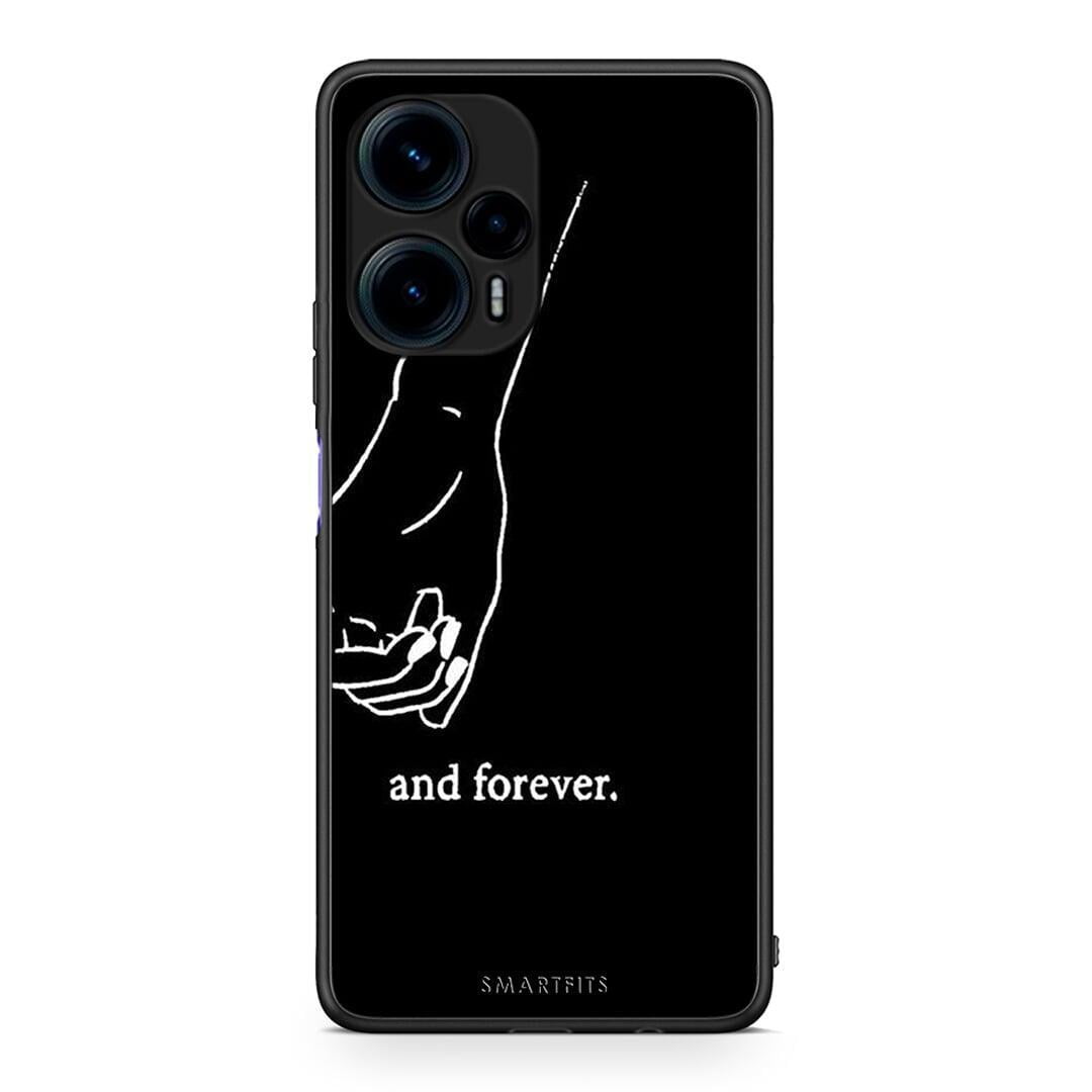 Θήκη Xiaomi Poco F5 5G Always & Forever 2 από τη Smartfits με σχέδιο στο πίσω μέρος και μαύρο περίβλημα | Xiaomi Poco F5 5G Always & Forever 2 Case with Colorful Back and Black Bezels