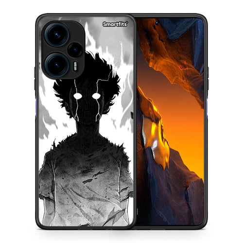 Θήκη Xiaomi Poco F5 5G Anime Boy από τη Smartfits με σχέδιο στο πίσω μέρος και μαύρο περίβλημα | Xiaomi Poco F5 5G Anime Boy Case with Colorful Back and Black Bezels