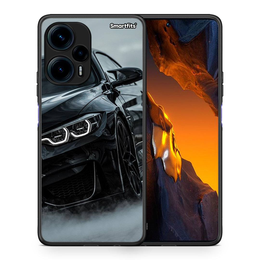 Θήκη Xiaomi Poco F5 5G Black BMW από τη Smartfits με σχέδιο στο πίσω μέρος και μαύρο περίβλημα | Xiaomi Poco F5 5G Black BMW Case with Colorful Back and Black Bezels
