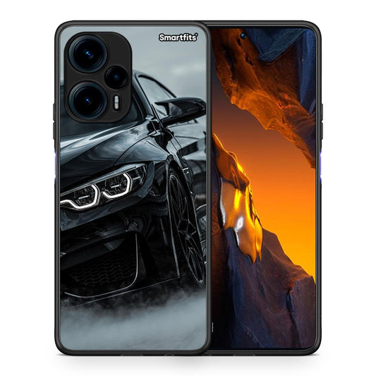 Θήκη Xiaomi Poco F5 5G Black BMW από τη Smartfits με σχέδιο στο πίσω μέρος και μαύρο περίβλημα | Xiaomi Poco F5 5G Black BMW Case with Colorful Back and Black Bezels