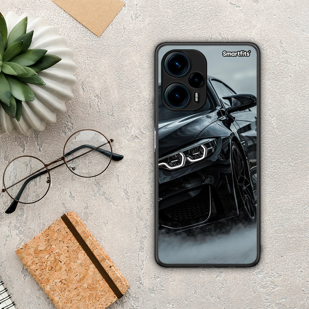 Θήκη Xiaomi Poco F5 5G Black BMW από τη Smartfits με σχέδιο στο πίσω μέρος και μαύρο περίβλημα | Xiaomi Poco F5 5G Black BMW Case with Colorful Back and Black Bezels
