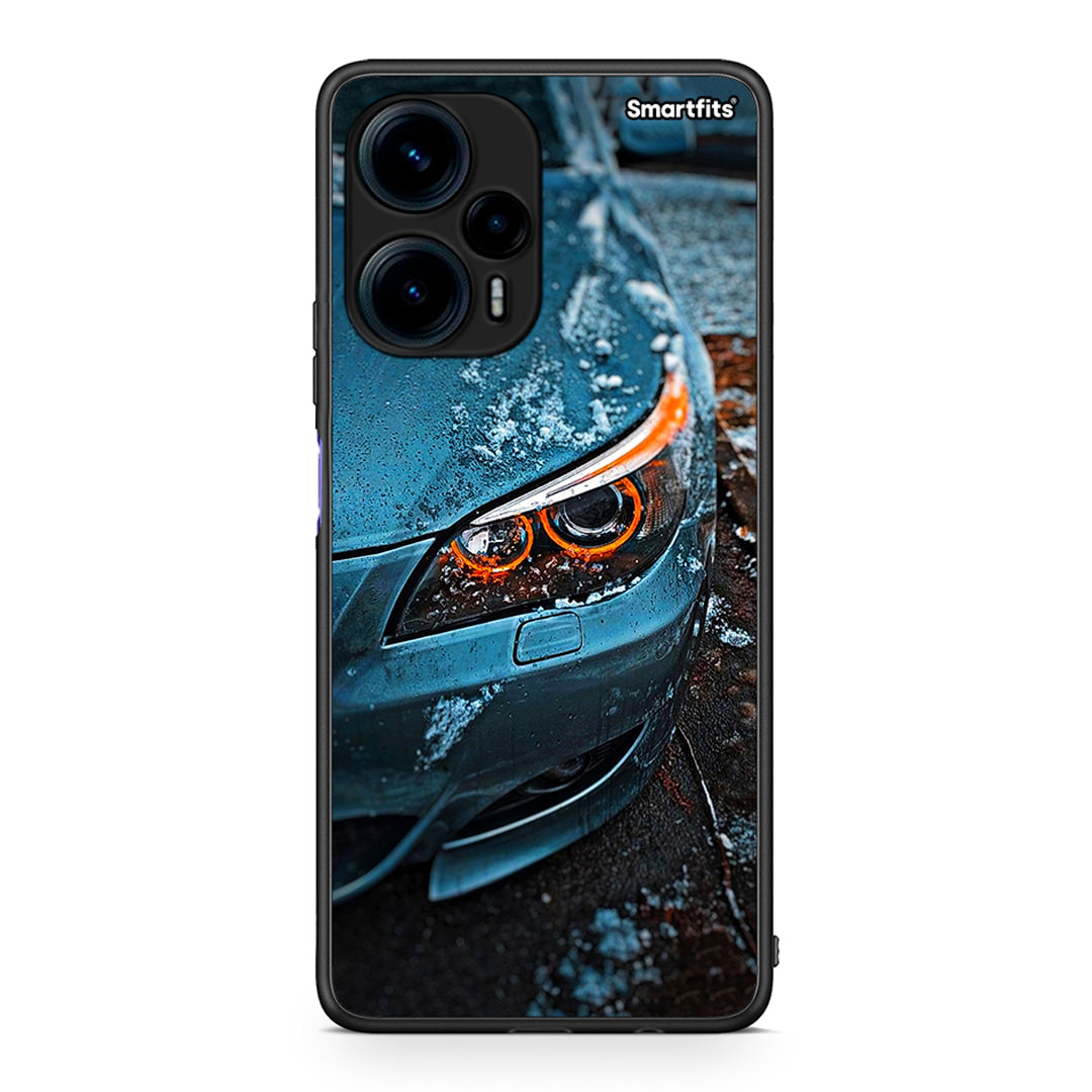 Θήκη Xiaomi Poco F5 5G Bmw E60 από τη Smartfits με σχέδιο στο πίσω μέρος και μαύρο περίβλημα | Xiaomi Poco F5 5G Bmw E60 Case with Colorful Back and Black Bezels