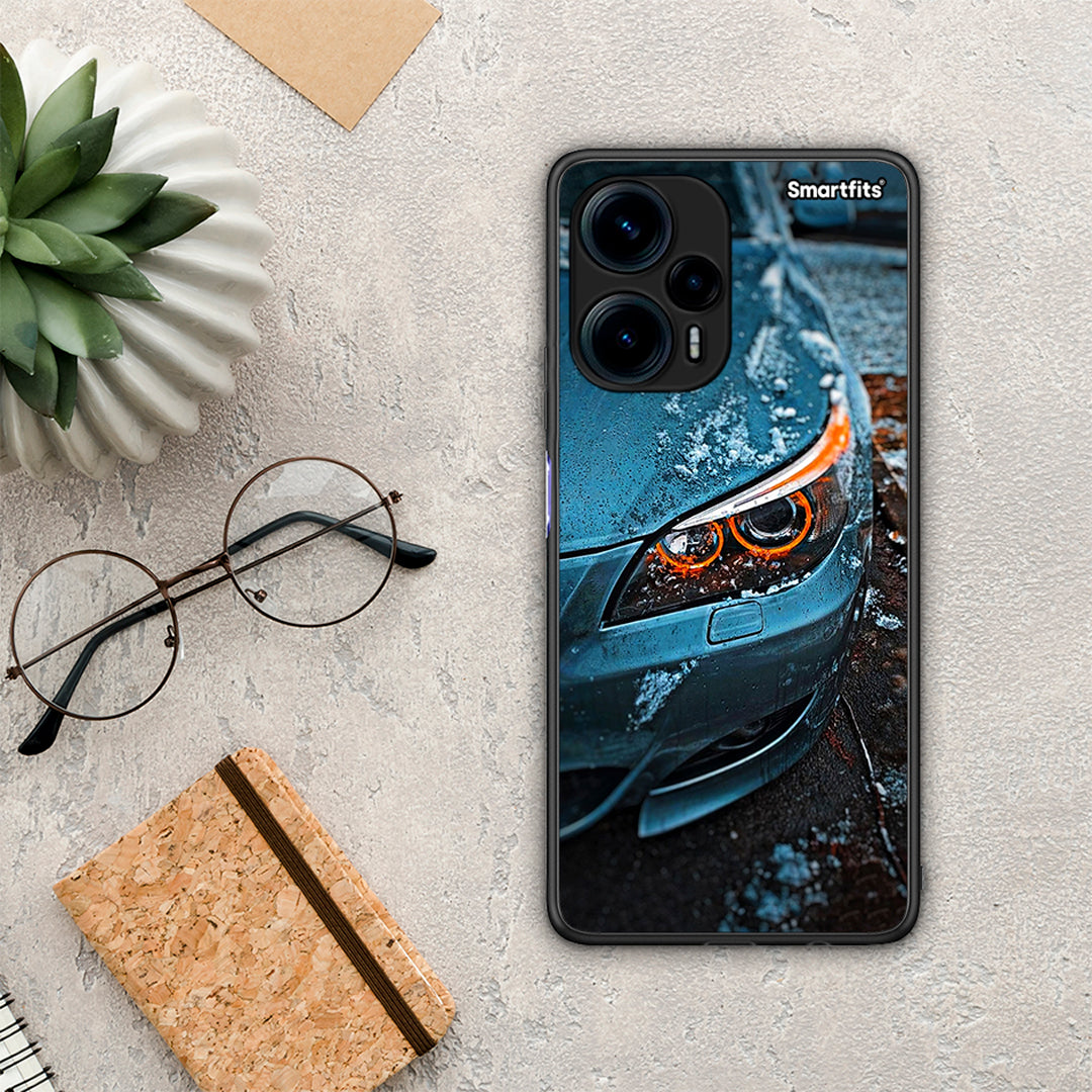 Θήκη Xiaomi Poco F5 5G Bmw E60 από τη Smartfits με σχέδιο στο πίσω μέρος και μαύρο περίβλημα | Xiaomi Poco F5 5G Bmw E60 Case with Colorful Back and Black Bezels