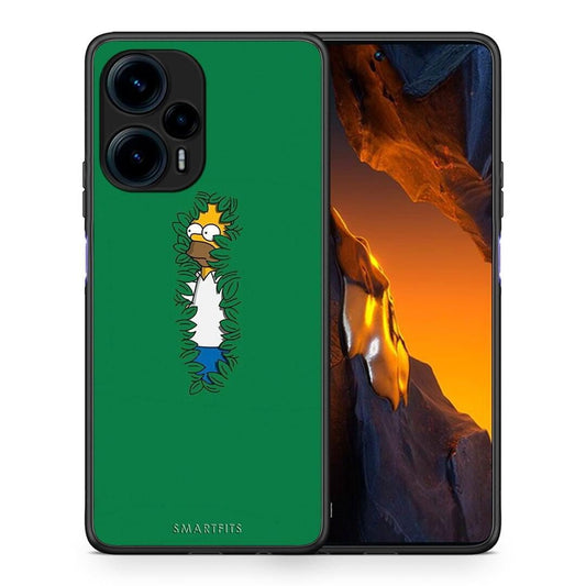 Θήκη Xiaomi Poco F5 5G Bush Man από τη Smartfits με σχέδιο στο πίσω μέρος και μαύρο περίβλημα | Xiaomi Poco F5 5G Bush Man Case with Colorful Back and Black Bezels