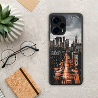 Thumbnail for Θήκη Xiaomi Poco F5 5G City Lights από τη Smartfits με σχέδιο στο πίσω μέρος και μαύρο περίβλημα | Xiaomi Poco F5 5G City Lights Case with Colorful Back and Black Bezels