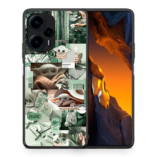 Θήκη Xiaomi Poco F5 5G Collage Dude από τη Smartfits με σχέδιο στο πίσω μέρος και μαύρο περίβλημα | Xiaomi Poco F5 5G Collage Dude Case with Colorful Back and Black Bezels