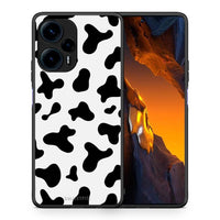 Thumbnail for Θήκη Xiaomi Poco F5 5G Cow Print από τη Smartfits με σχέδιο στο πίσω μέρος και μαύρο περίβλημα | Xiaomi Poco F5 5G Cow Print Case with Colorful Back and Black Bezels