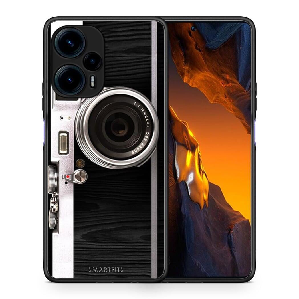 Θήκη Xiaomi Poco F5 5G Emily In Paris από τη Smartfits με σχέδιο στο πίσω μέρος και μαύρο περίβλημα | Xiaomi Poco F5 5G Emily In Paris Case with Colorful Back and Black Bezels