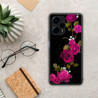 Thumbnail for Θήκη Xiaomi Poco F5 5G Flower Red Roses από τη Smartfits με σχέδιο στο πίσω μέρος και μαύρο περίβλημα | Xiaomi Poco F5 5G Flower Red Roses Case with Colorful Back and Black Bezels