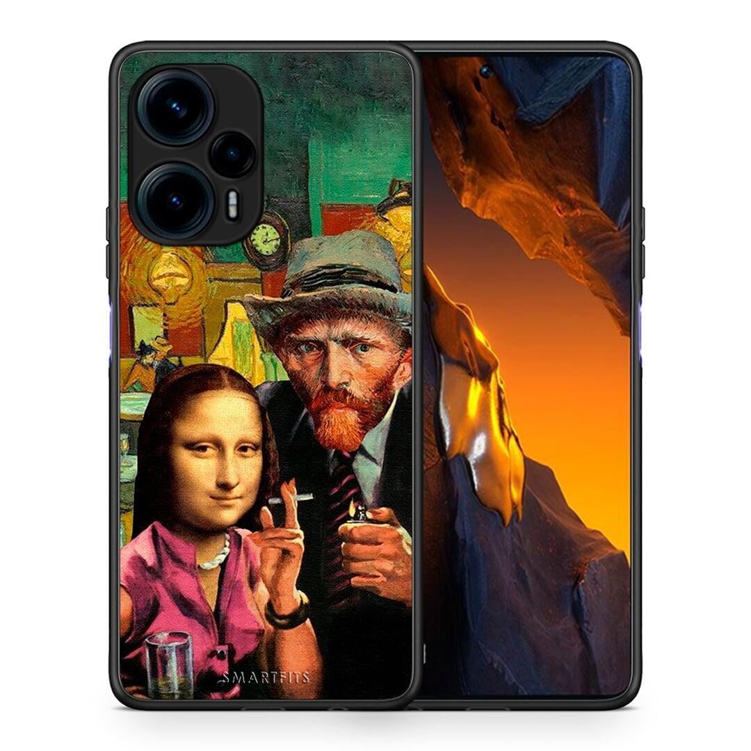Θήκη Xiaomi Poco F5 5G Funny Art από τη Smartfits με σχέδιο στο πίσω μέρος και μαύρο περίβλημα | Xiaomi Poco F5 5G Funny Art Case with Colorful Back and Black Bezels