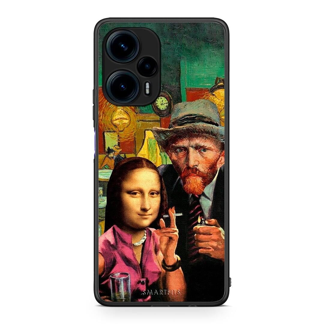 Θήκη Xiaomi Poco F5 5G Funny Art από τη Smartfits με σχέδιο στο πίσω μέρος και μαύρο περίβλημα | Xiaomi Poco F5 5G Funny Art Case with Colorful Back and Black Bezels