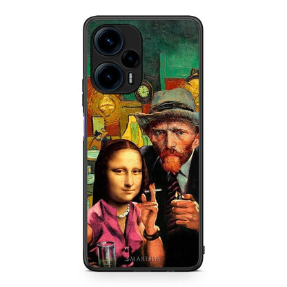 Θήκη Xiaomi Poco F5 5G Funny Art από τη Smartfits με σχέδιο στο πίσω μέρος και μαύρο περίβλημα | Xiaomi Poco F5 5G Funny Art Case with Colorful Back and Black Bezels