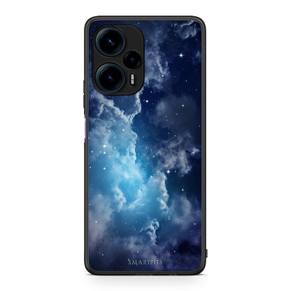 Θήκη Xiaomi Poco F5 5G Galactic Blue Sky από τη Smartfits με σχέδιο στο πίσω μέρος και μαύρο περίβλημα | Xiaomi Poco F5 5G Galactic Blue Sky Case with Colorful Back and Black Bezels