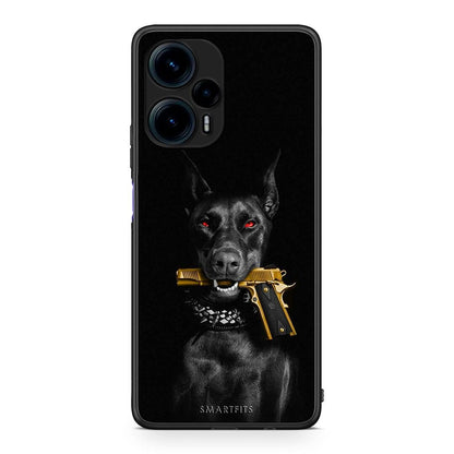 Θήκη Xiaomi Poco F5 5G Golden Gun από τη Smartfits με σχέδιο στο πίσω μέρος και μαύρο περίβλημα | Xiaomi Poco F5 5G Golden Gun Case with Colorful Back and Black Bezels