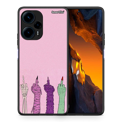 Θήκη Xiaomi Poco F5 5G Halloween Be A Lady από τη Smartfits με σχέδιο στο πίσω μέρος και μαύρο περίβλημα | Xiaomi Poco F5 5G Halloween Be A Lady Case with Colorful Back and Black Bezels