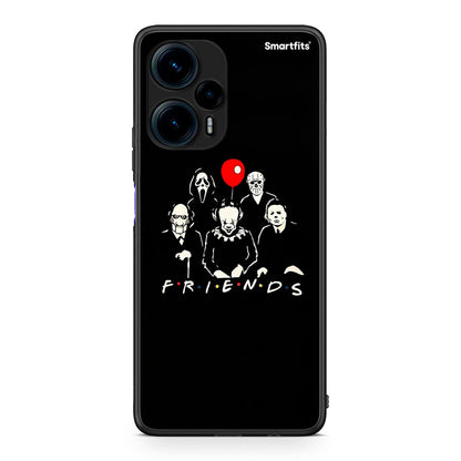 Θήκη Xiaomi Poco F5 5G Halloween Friends από τη Smartfits με σχέδιο στο πίσω μέρος και μαύρο περίβλημα | Xiaomi Poco F5 5G Halloween Friends Case with Colorful Back and Black Bezels
