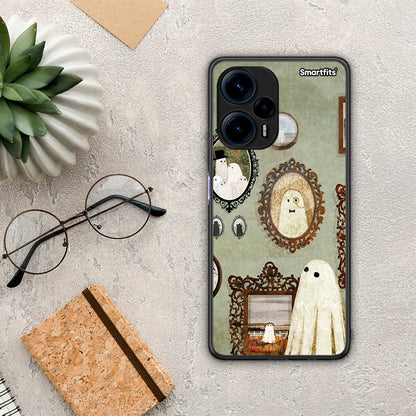 Θήκη Xiaomi Poco F5 5G Halloween Ghost Season από τη Smartfits με σχέδιο στο πίσω μέρος και μαύρο περίβλημα | Xiaomi Poco F5 5G Halloween Ghost Season Case with Colorful Back and Black Bezels