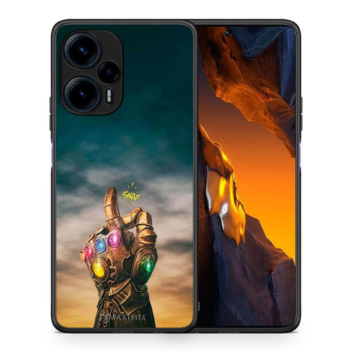 Θήκη Xiaomi Poco F5 5G Infinity Snap από τη Smartfits με σχέδιο στο πίσω μέρος και μαύρο περίβλημα | Xiaomi Poco F5 5G Infinity Snap Case with Colorful Back and Black Bezels