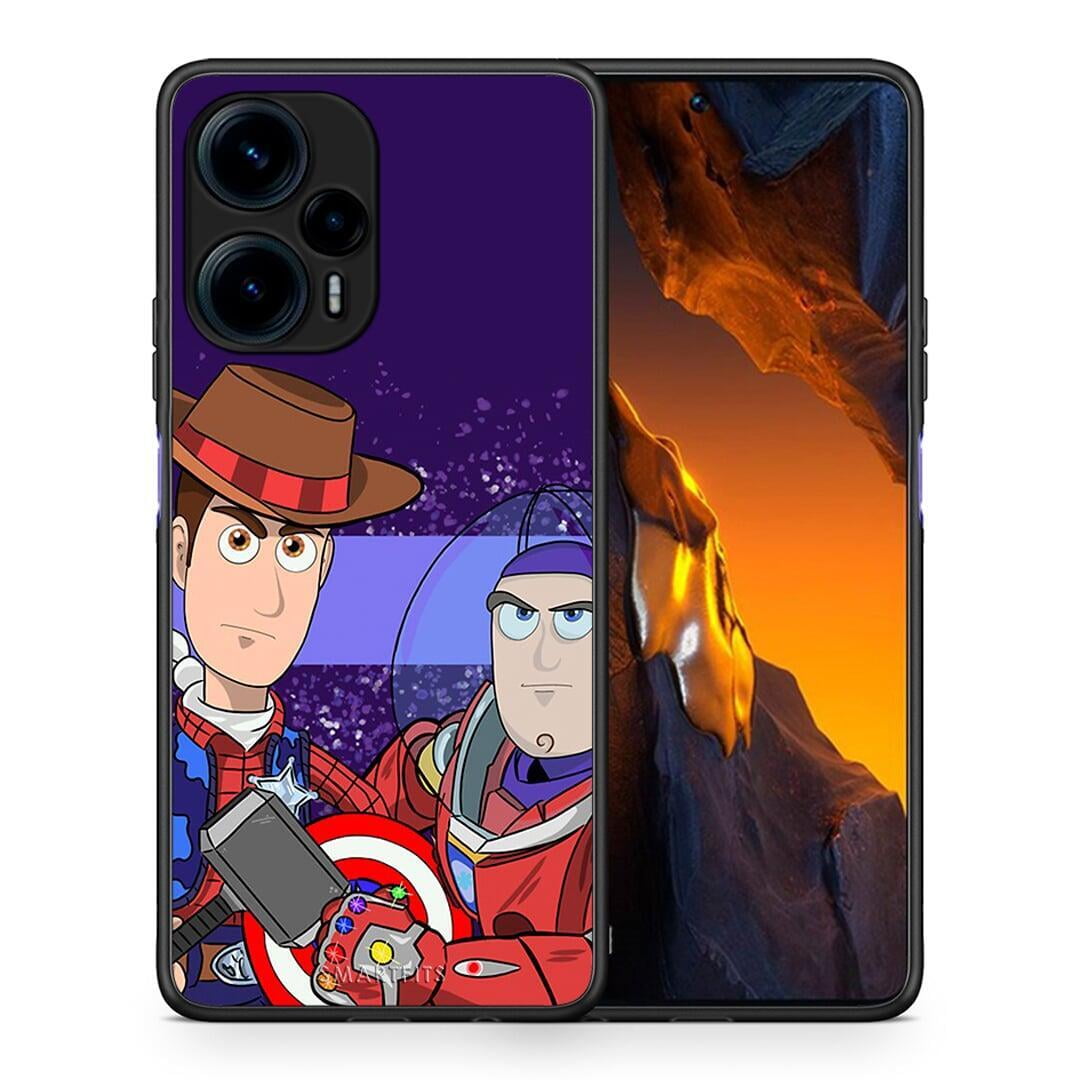 Θήκη Xiaomi Poco F5 5G Infinity Story από τη Smartfits με σχέδιο στο πίσω μέρος και μαύρο περίβλημα | Xiaomi Poco F5 5G Infinity Story Case with Colorful Back and Black Bezels