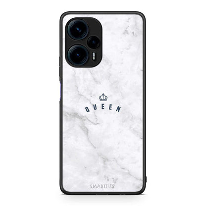 Θήκη Xiaomi Poco F5 5G Marble Queen από τη Smartfits με σχέδιο στο πίσω μέρος και μαύρο περίβλημα | Xiaomi Poco F5 5G Marble Queen Case with Colorful Back and Black Bezels