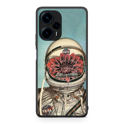 Θήκη Xiaomi Poco F5 5G Nasa Bloom από τη Smartfits με σχέδιο στο πίσω μέρος και μαύρο περίβλημα | Xiaomi Poco F5 5G Nasa Bloom Case with Colorful Back and Black Bezels