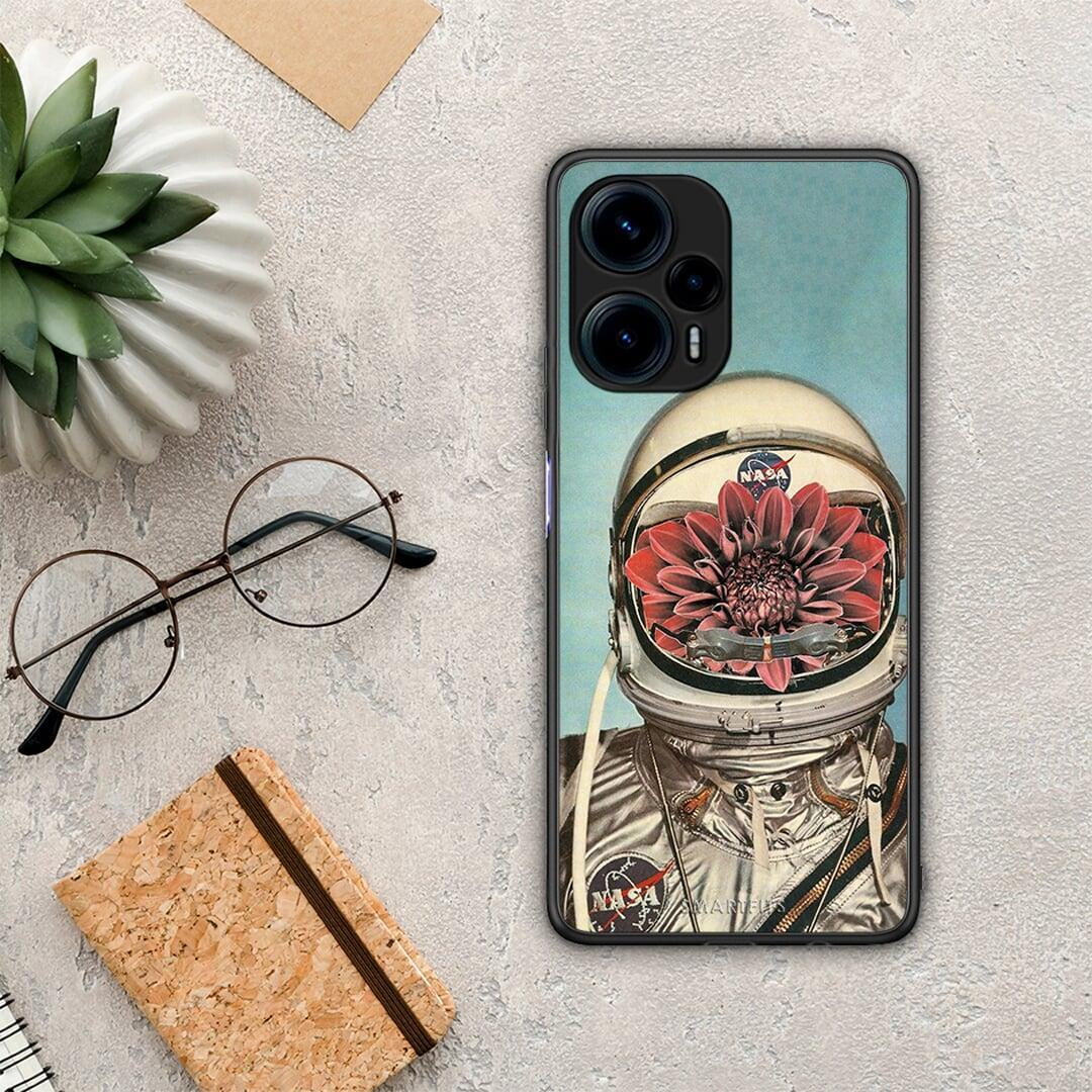 Θήκη Xiaomi Poco F5 5G Nasa Bloom από τη Smartfits με σχέδιο στο πίσω μέρος και μαύρο περίβλημα | Xiaomi Poco F5 5G Nasa Bloom Case with Colorful Back and Black Bezels