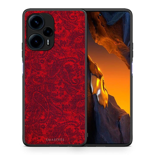 Θήκη Xiaomi Poco F5 5G Paisley Cashmere από τη Smartfits με σχέδιο στο πίσω μέρος και μαύρο περίβλημα | Xiaomi Poco F5 5G Paisley Cashmere Case with Colorful Back and Black Bezels